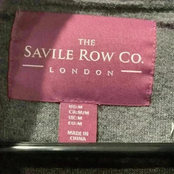 The Savile Row Co London wool blend Cardigan/coat size medium - Picture 5 of 9